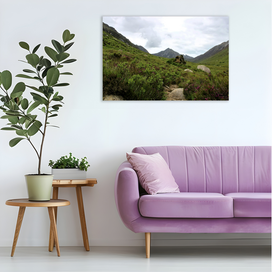 Canvas Art. Scottish Landscapes & Riverscapes. Glen Rosa Trail. Isle of Arran. Scotland.