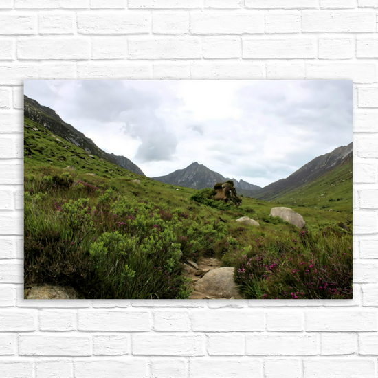 Canvas Art. Scottish Landscapes & Riverscapes. Glen Rosa Trail. Isle of Arran. Scotland.