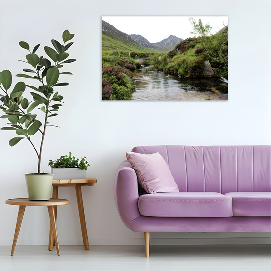 Canvas Art. Scottish Landscapes & Riverscapes. Glen Rosa Trail. Isle of Arran. Scotland.