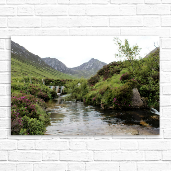 Canvas Art. Scottish Landscapes & Riverscapes. Glen Rosa Trail. Isle of Arran. Scotland.