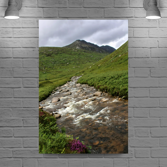 Canvas Art. Scottish Landscapes & Riverscapes. Glen Rosa Trail. Isle of Arran. Scotland.