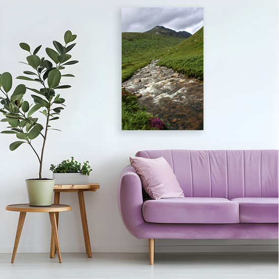Canvas Art. Scottish Landscapes & Riverscapes. Glen Rosa Trail. Isle of Arran. Scotland.