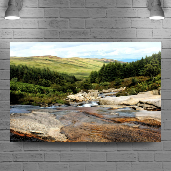 Canvas Art. Scottish Landscapes & Riverscapes. North Glen Sannox. Isle of Arran. Scotland.