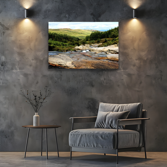 Canvas Art. Scottish Landscapes & Riverscapes. North Glen Sannox. Isle of Arran. Scotland.
