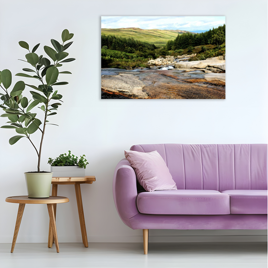 Canvas Art. Scottish Landscapes & Riverscapes. North Glen Sannox. Isle of Arran. Scotland.
