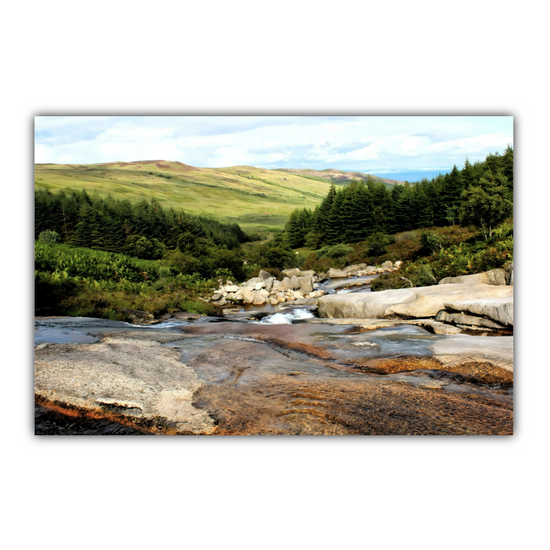 Canvas Art. Scottish Landscapes & Riverscapes. North Glen Sannox. Isle of Arran. Scotland.