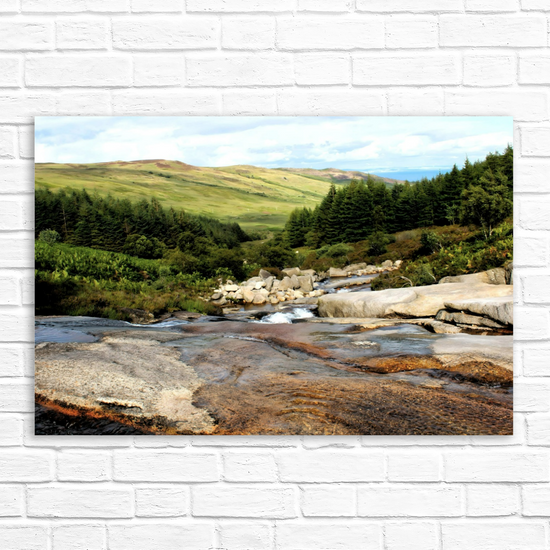 Canvas Art. Scottish Landscapes & Riverscapes. North Glen Sannox. Isle of Arran. Scotland.