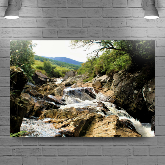 Canvas Art. Scottish Landscapes & Riverscapes. North Glen Sannox. Isle of Arran. Scotland.