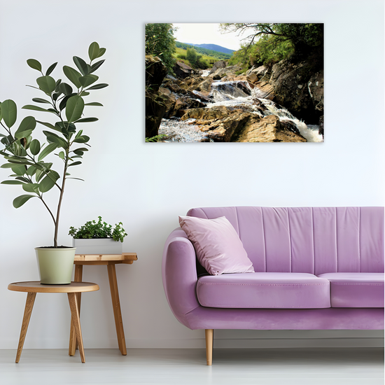 Canvas Art. Scottish Landscapes & Riverscapes. North Glen Sannox. Isle of Arran. Scotland.