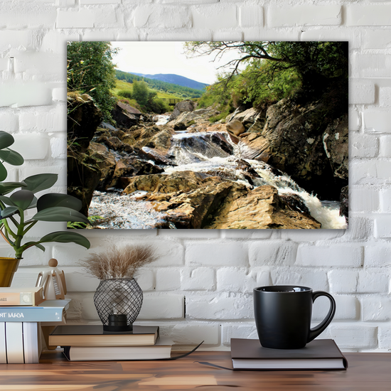 Canvas Art. Scottish Landscapes & Riverscapes. North Glen Sannox. Isle of Arran. Scotland.