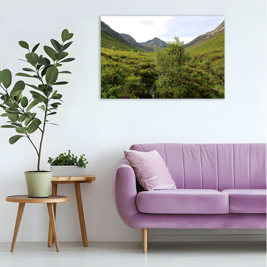 Canvas Art. Scottish Landscapes & Riverscapes. Glen Rosa Trail. Isle of Arran. Scotland.