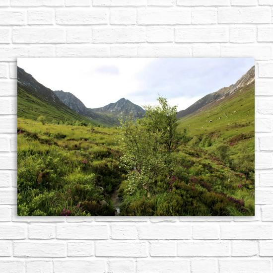 Canvas Art. Scottish Landscapes & Riverscapes. Glen Rosa Trail. Isle of Arran. Scotland.