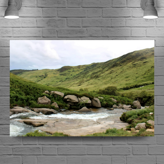 Canvas Art. Scottish Landscapes & Riverscapes. Glen Rosa Trail. Isle of Arran. Scotland.