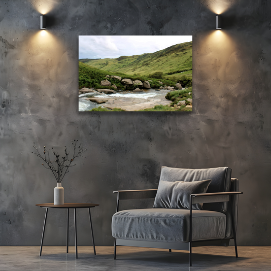 Canvas Art. Scottish Landscapes & Riverscapes. Glen Rosa Trail. Isle of Arran. Scotland.