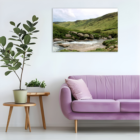 Canvas Art. Scottish Landscapes & Riverscapes. Glen Rosa Trail. Isle of Arran. Scotland.