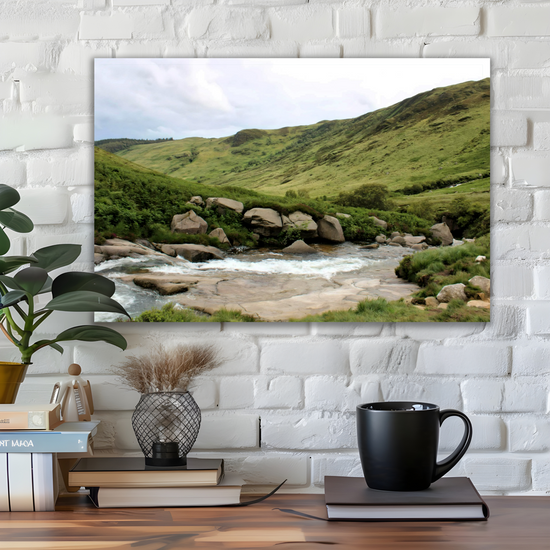 Canvas Art. Scottish Landscapes & Riverscapes. Glen Rosa Trail. Isle of Arran. Scotland.