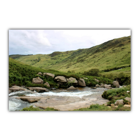Canvas Art. Scottish Landscapes & Riverscapes. Glen Rosa Trail. Isle of Arran. Scotland.