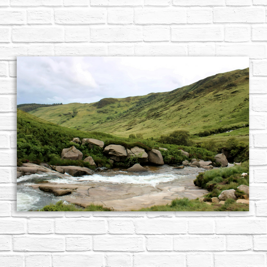 Canvas Art. Scottish Landscapes & Riverscapes. Glen Rosa Trail. Isle of Arran. Scotland.
