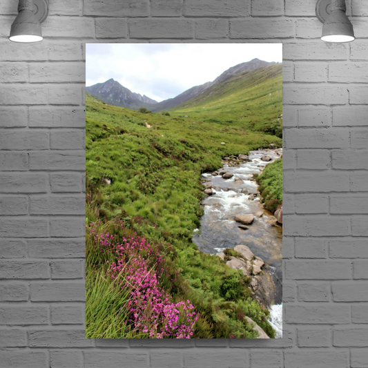 Canvas Art. Scottish Landscapes & Riverscapes. Glen Rosa Trail. Isle of Arran. Scotland.