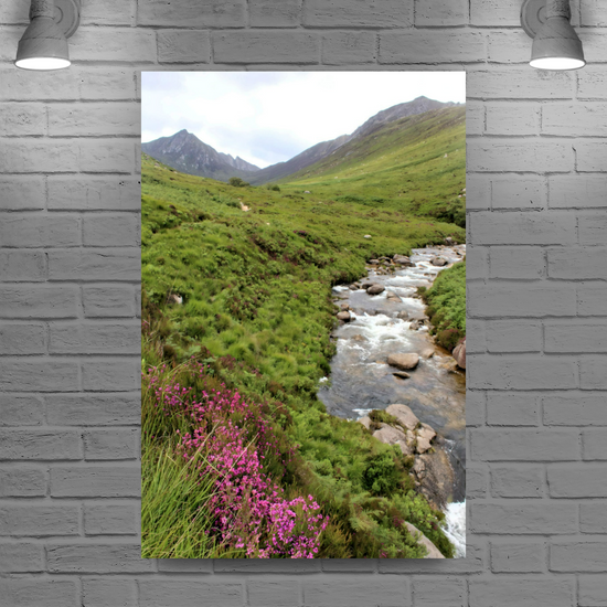 Canvas Art. Scottish Landscapes & Riverscapes. Glen Rosa Trail. Isle of Arran. Scotland.