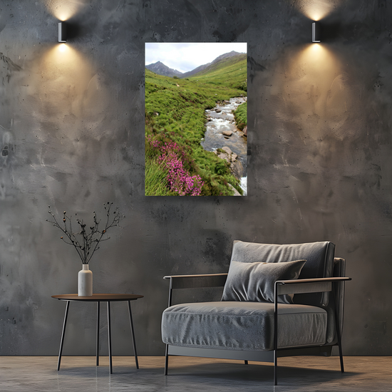 Canvas Art. Scottish Landscapes & Riverscapes. Glen Rosa Trail. Isle of Arran. Scotland.