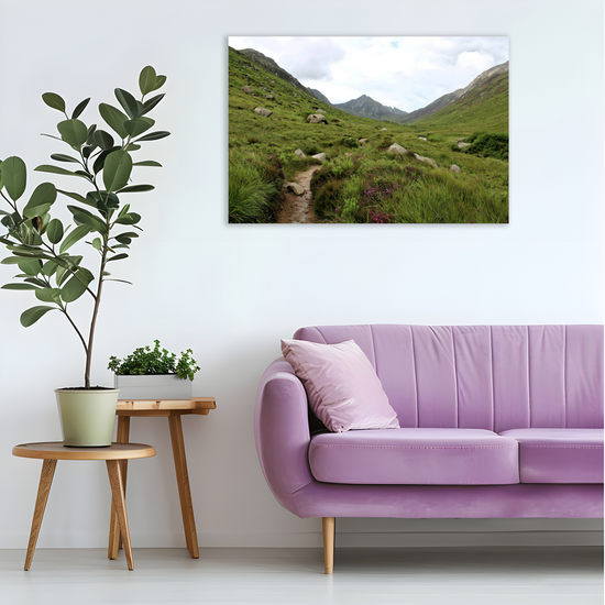 Giclée Mounted Wall Art Prints. The Glen Rosa Trail. Isle of Arran. Scotland.