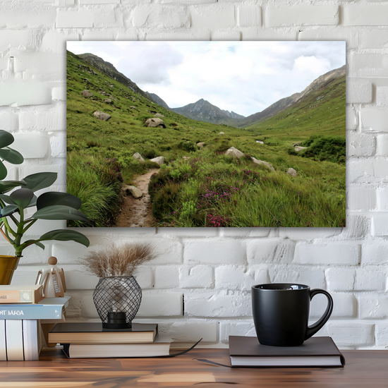 Giclée Mounted Wall Art Prints. The Glen Rosa Trail. Isle of Arran. Scotland.