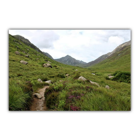 Giclée Mounted Wall Art Prints. The Glen Rosa Trail. Isle of Arran. Scotland.
