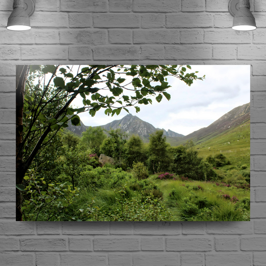 Canvas Art. Scottish Landscapes & Riverscapes. Glen Rosa Trail. Isle of Arran. Scotland.