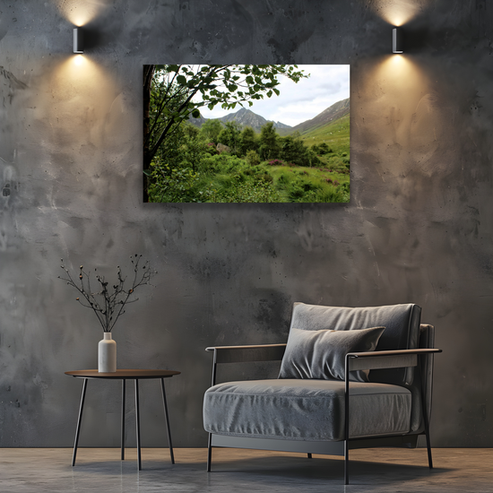 Canvas Art. Scottish Landscapes & Riverscapes. Glen Rosa Trail. Isle of Arran. Scotland.