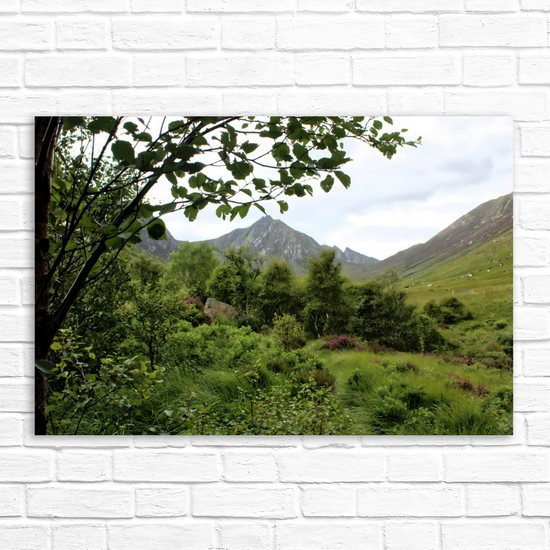 Canvas Art. Scottish Landscapes & Riverscapes. Glen Rosa Trail. Isle of Arran. Scotland.
