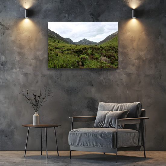 Giclée Mounted Wall Art Prints. The Glen Rosa Trail. Isle of Arran. Scotland.