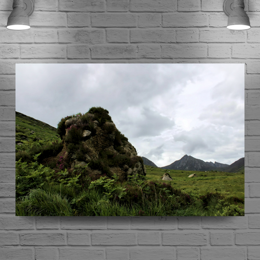 Canvas Art. Scottish Landscapes & Riverscapes. Glen Rosa Trail. Isle of Arran. Scotland.