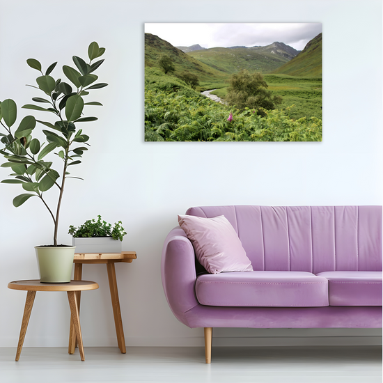 Giclée Mounted Wall Art Prints. The Glen Rosa Trail. Isle of Arran. Scotland.