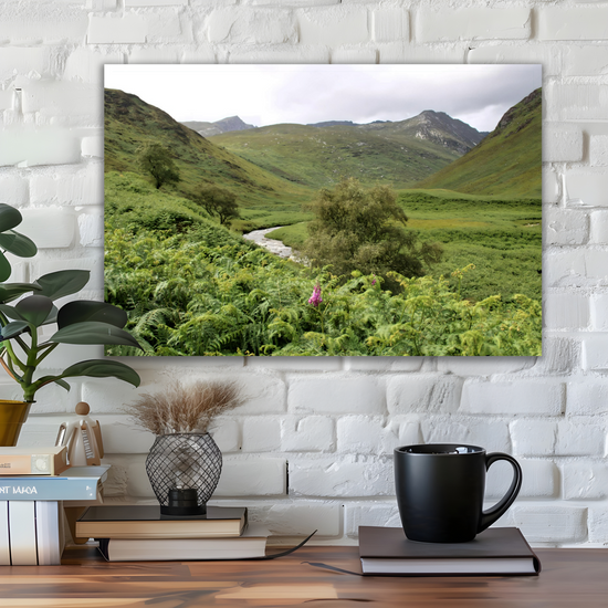 Giclée Mounted Wall Art Prints. The Glen Rosa Trail. Isle of Arran. Scotland.