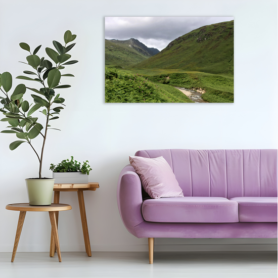 Giclée Mounted Wall Art Prints. The Glen Rosa Trail. Isle of Arran. Scotland.