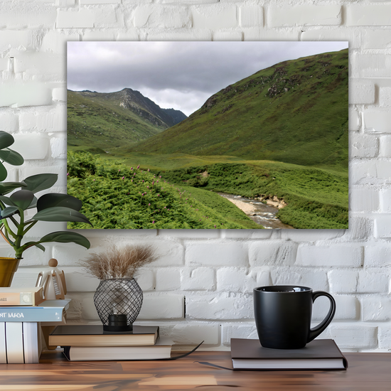 Giclée Mounted Wall Art Prints. The Glen Rosa Trail. Isle of Arran. Scotland.