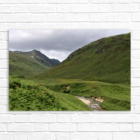 Giclée Mounted Wall Art Prints. The Glen Rosa Trail. Isle of Arran. Scotland.