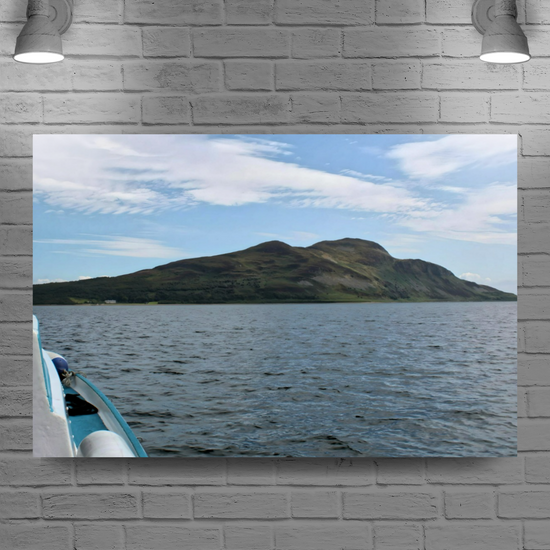 Canvas Art.  Scottish Landscapes & Seascapes. Holy Isle. Firth of Clyde. Isle of Arran. Scotland.