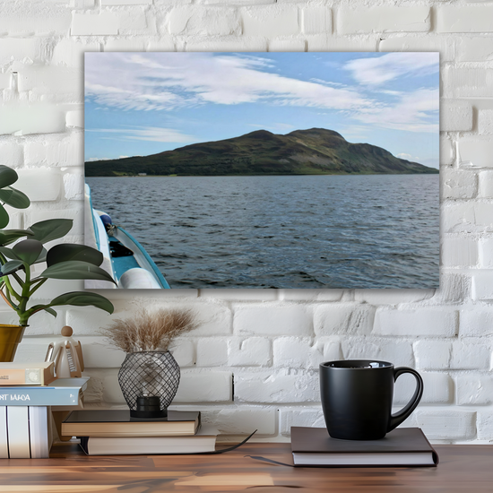 Canvas Art.  Scottish Landscapes & Seascapes. Holy Isle. Firth of Clyde. Isle of Arran. Scotland.