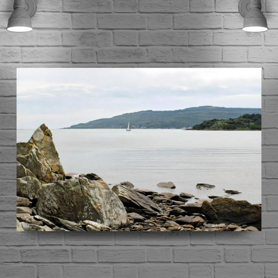 Canvas Art. Scottish Landscapes & Seascapes. Holy Isle. Firth of Clyde. Isle of Arran. Scotland.