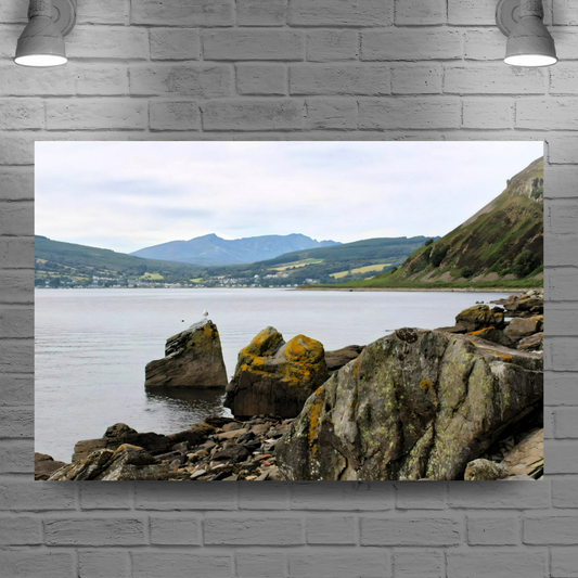Canvas Art. Scottish Landscapes & Seascapes. Holy Isle. Firth of Clyde. Isle of Arran. Scotland.