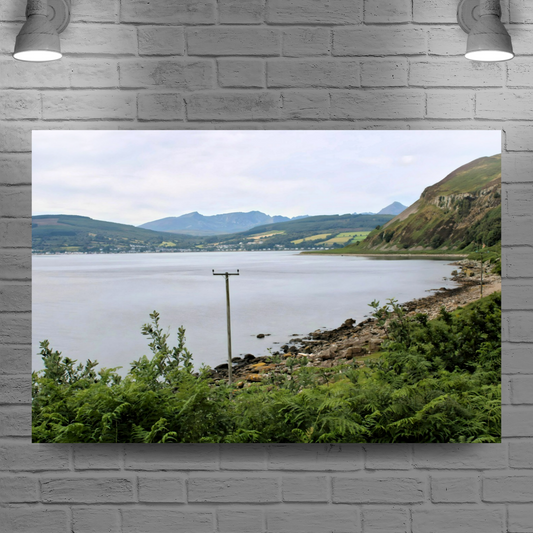 Canvas Art. Scottish Landscapes & Seascapes. Holy Isle. Firth of Clyde. Isle of Arran. Scotland.