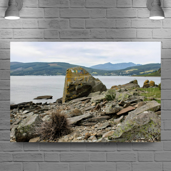 Canvas Art. Scottish Landscapes & Seascapes. Holy Isle. Firth of Clyde. Isle of Arran. Scotland.
