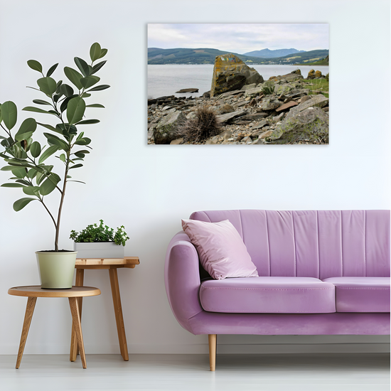 Canvas Art. Scottish Landscapes & Seascapes. Holy Isle. Firth of Clyde. Isle of Arran. Scotland.