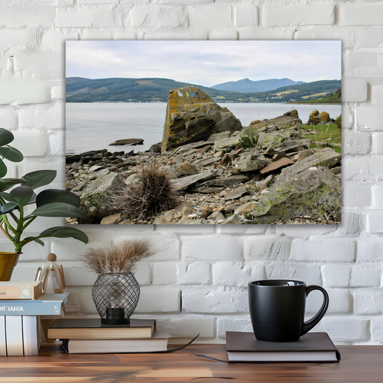 Canvas Art. Scottish Landscapes & Seascapes. Holy Isle. Firth of Clyde. Isle of Arran. Scotland.