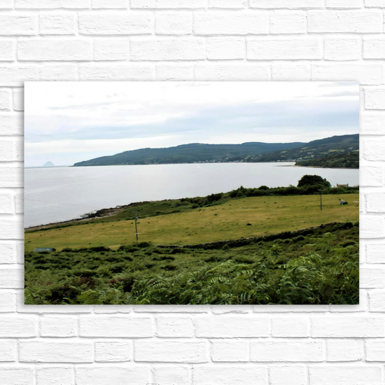 Canvas Art. Scottish Landscapes & Seascapes. Holy Isle. Firth of Clyde. Isle of Arran. Scotland.