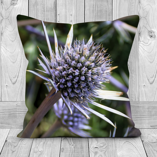 Canvas Art. Luxury Handmade Double Sided Poly Linen Cushions. Brodick Castle Gardens. Isle of Arran. Scotland.