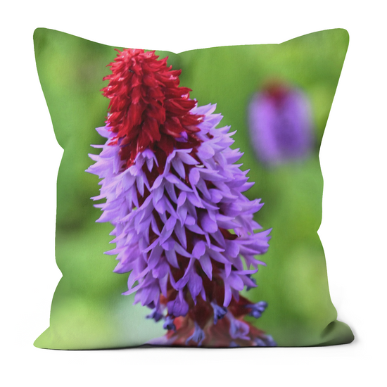 Canvas Art. Luxury Handmade Double Sided Poly Linen Cushions. Brodick Castle Gardens. Isle of Arran. Scotland.