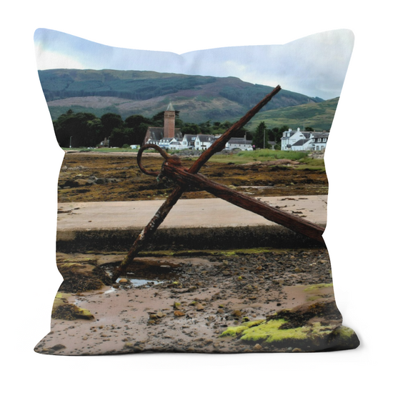 Canvas Art. Luxury Handmade Double Sided Poly Linen Cushions. Lamlash. Isle of Arran. Scotland.